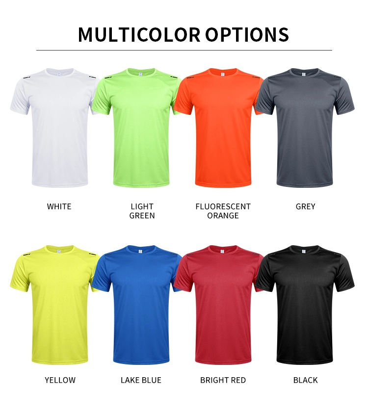 Men Gym Workout T Shirt Muscle Fit Breathable Wicking Running Training Tee Anti Sweat Activewear Fitness Sport Top