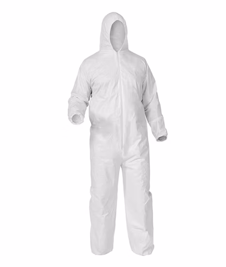 使い捨て男性用安全服 使い捨て PPE カバーオール 微多孔性保護服 作業スーツ カバーオール