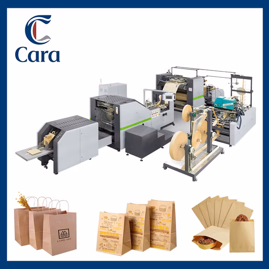 Rokin ブランドの安全で信頼性の高い全自動衣類包装袋小型紙袋製造機